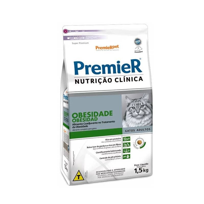 PREMIER - Premier Alimento Nutricion Clinica Gato Obesidad 1,5 Kg