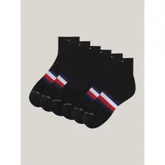 TOMMY HILFIGER - Pack De 3 Calcetines Sport Athletic Negro