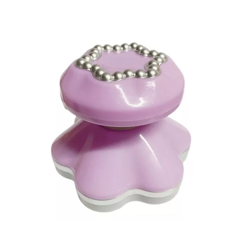 GENERICO - Mini Masajeador Cuello Cabeza Y A Pilas Y Usb Rosa