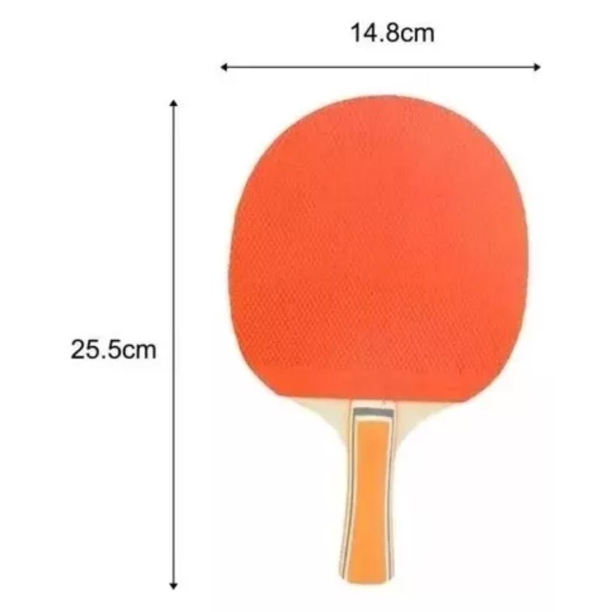 GENERICO - Set Par Paleta Raqueta Ping Pong + 3 Pelotas + Estuche