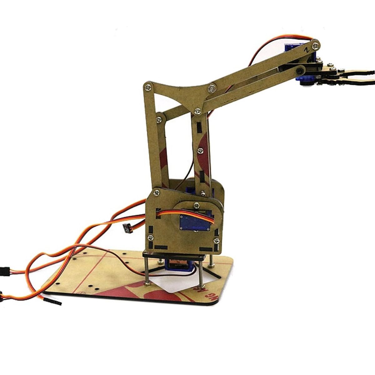 GENERICO - Brazo Robótico SG90 (compatible con Arduino) Kit 2 4 servos incluídos