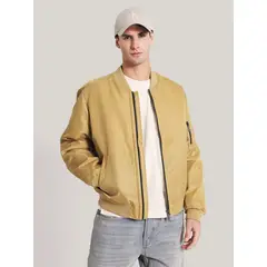 CALVIN KLEIN - Chaqueta Recycled Sateen Iconic Café