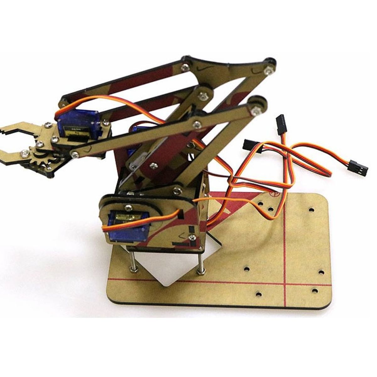 GENERICO - Brazo Robótico SG90 Compatible con Arduino servos no incluídos