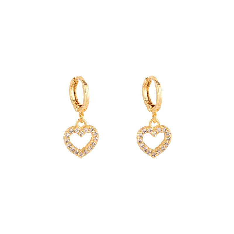 BOAZ JOYAS - ARGOLLAS AMOR BAÑADAS EN ORO