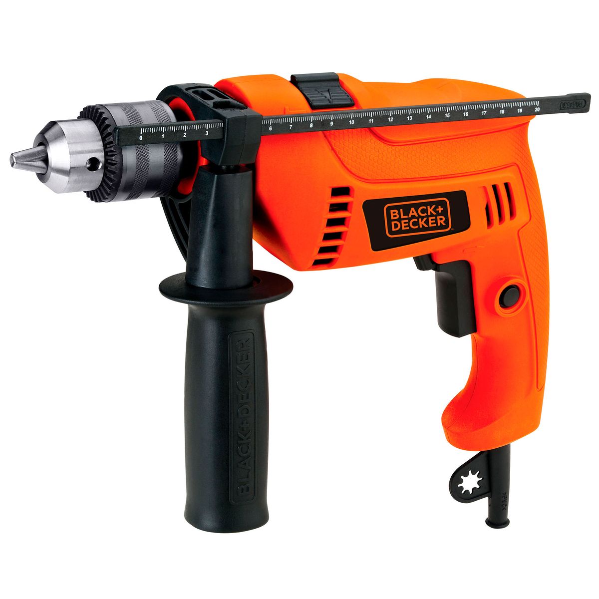 BLACK+DECKER - Taladro Perc 550W + Esmeril 820W Black+Decker HD555-G720