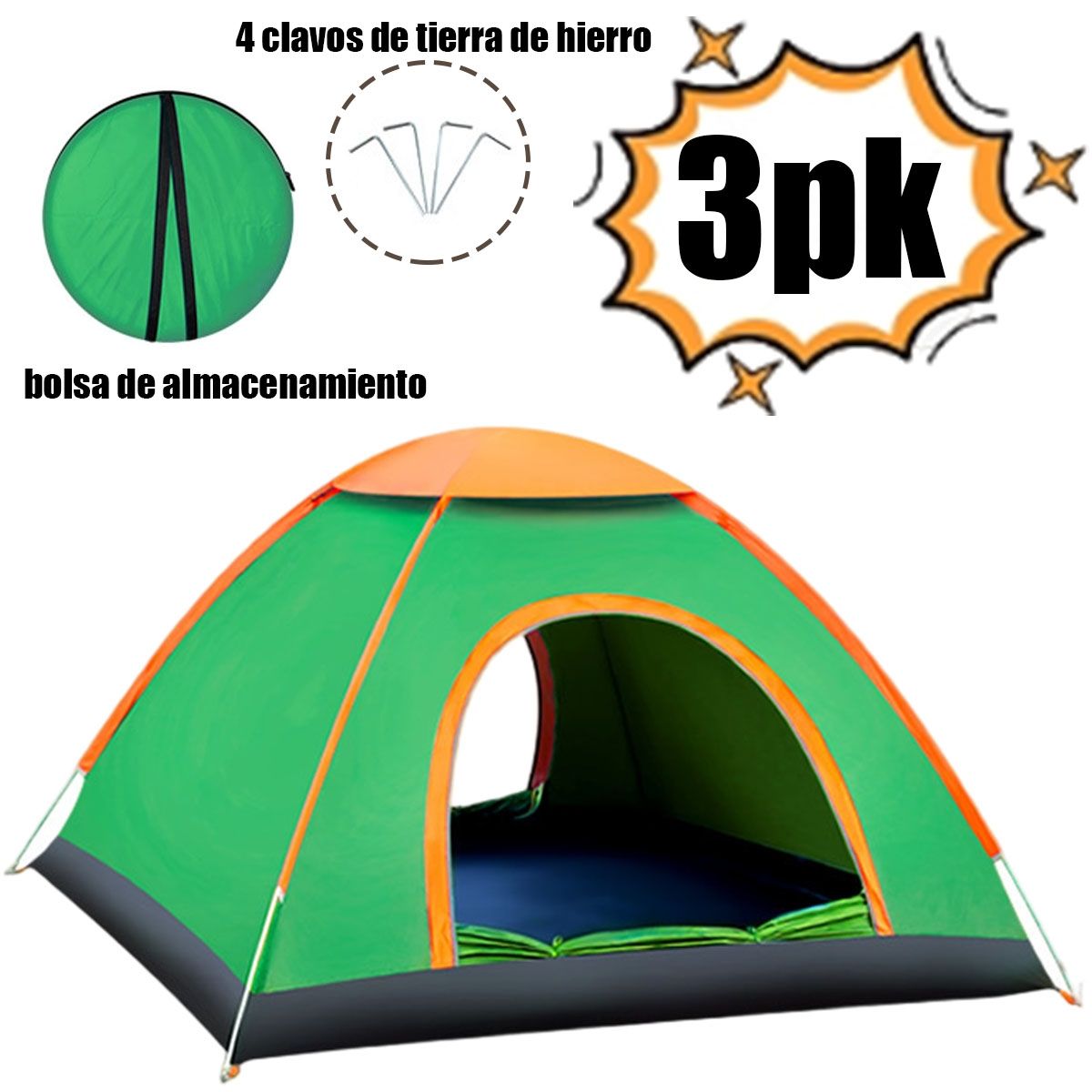 EDWINAYY - Carpa Paraviento Playa Adventure 2-3 Personas Filtro Uv 50