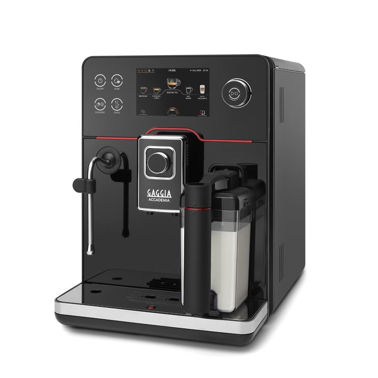 Cafetera Superautomática Accademia Glass con Molino Integrado