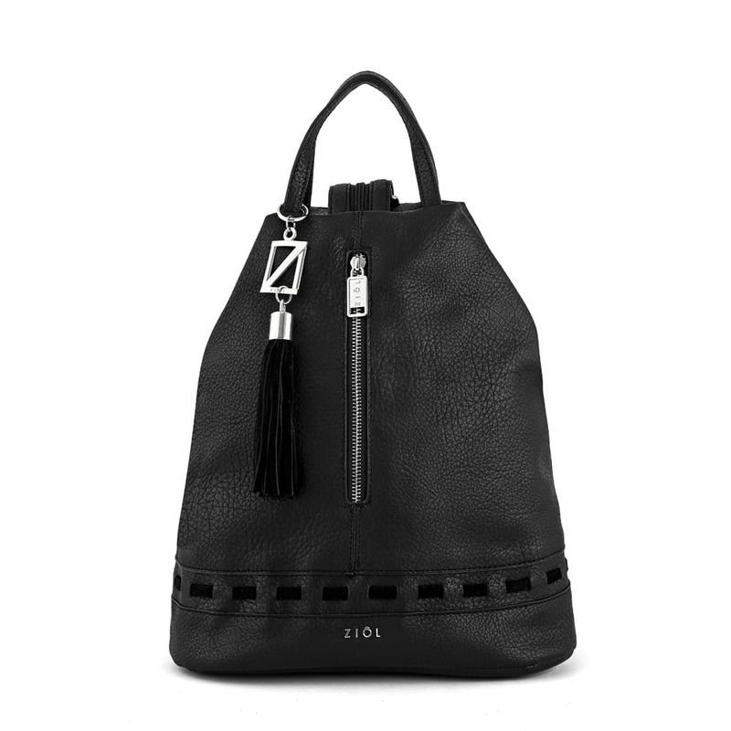 ZIOL - Mochila mediana kristal negro