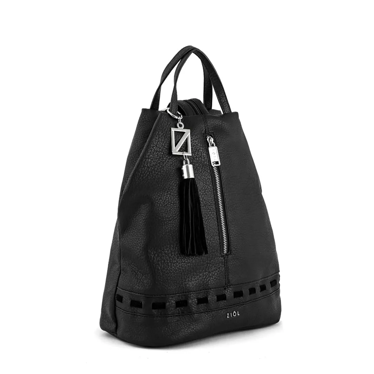 ZIOL - Mochila kristal mediana negro