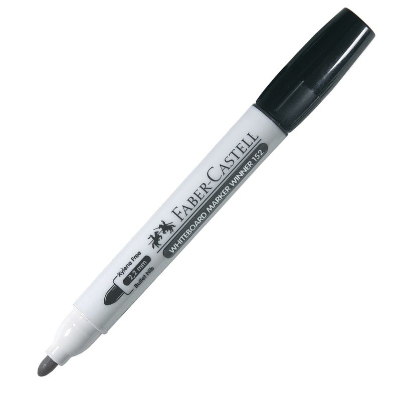 FABER-CASTELL - Pack 2 Marcadores de pizarra Negro Faber - Castell