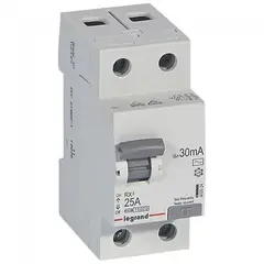 LEGRAND - INTERRUPTOR DIFERENCIAL 2P 25A AC 30MA RX3