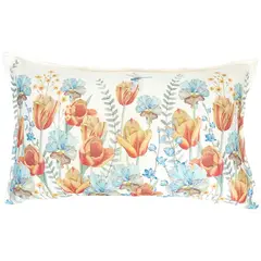 MARGARITA SCHEEL BY CASA ALVARINHO - FUNDA COJÍN MARISA TULIPANES Y PENSAMIENTOS 50X30