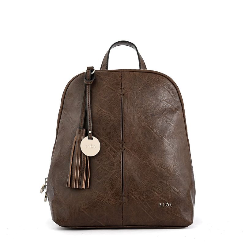 ZIOL - Mochila mediana celia café oscuro
