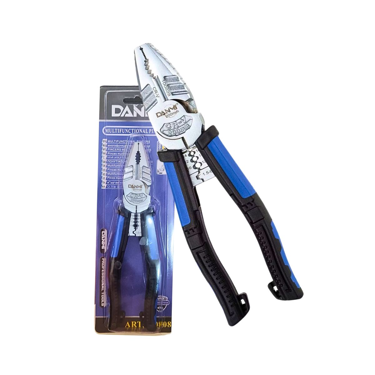GENERICO - Alicate Multifuncional 8 Pulgadas Cortador - Danmi 100818