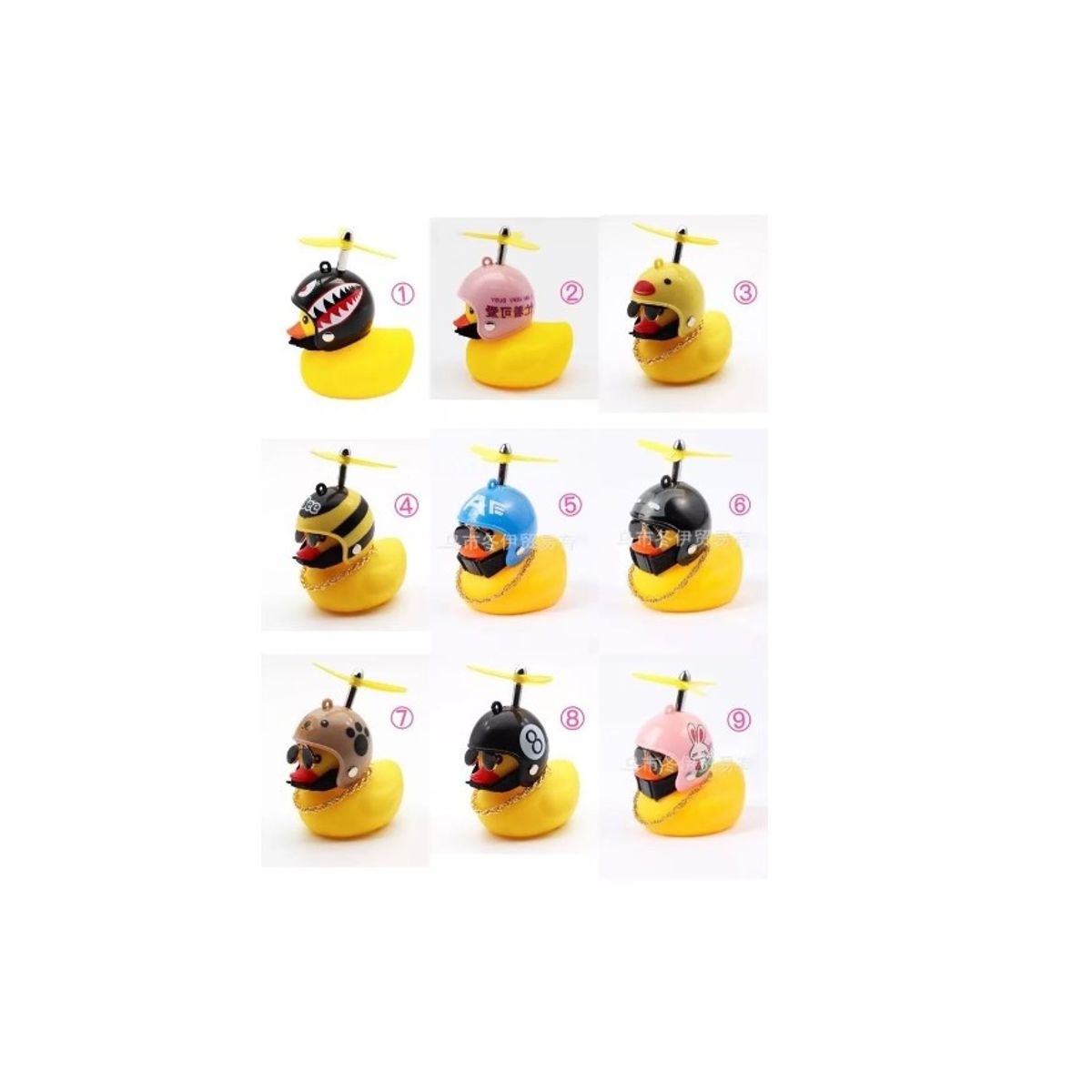 GENERICO - Pato Patito Para Bicicleta Auto Moto Con Luz Varios Modelos