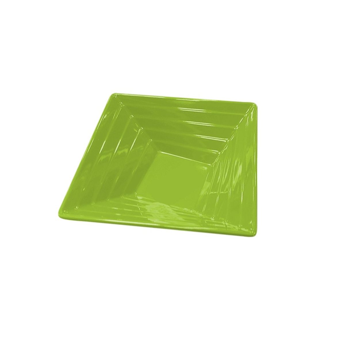 IMAHE - Set De 4 Bowl Cuadrado Melamina 15 Cm. Verde IMAHE