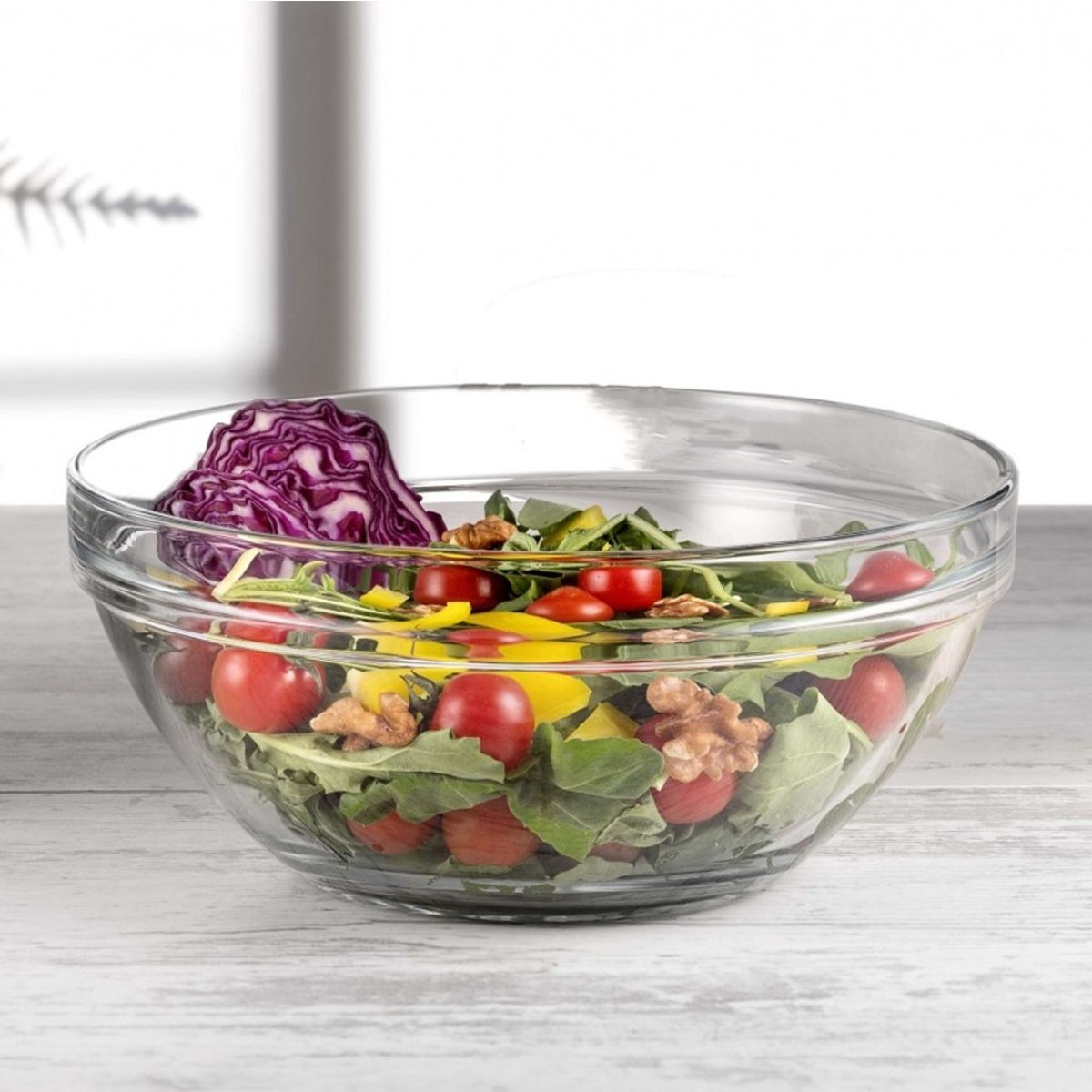 IMAHE - Set De 6 Bowl Vidrio Templado 26 Cm. IMAHE