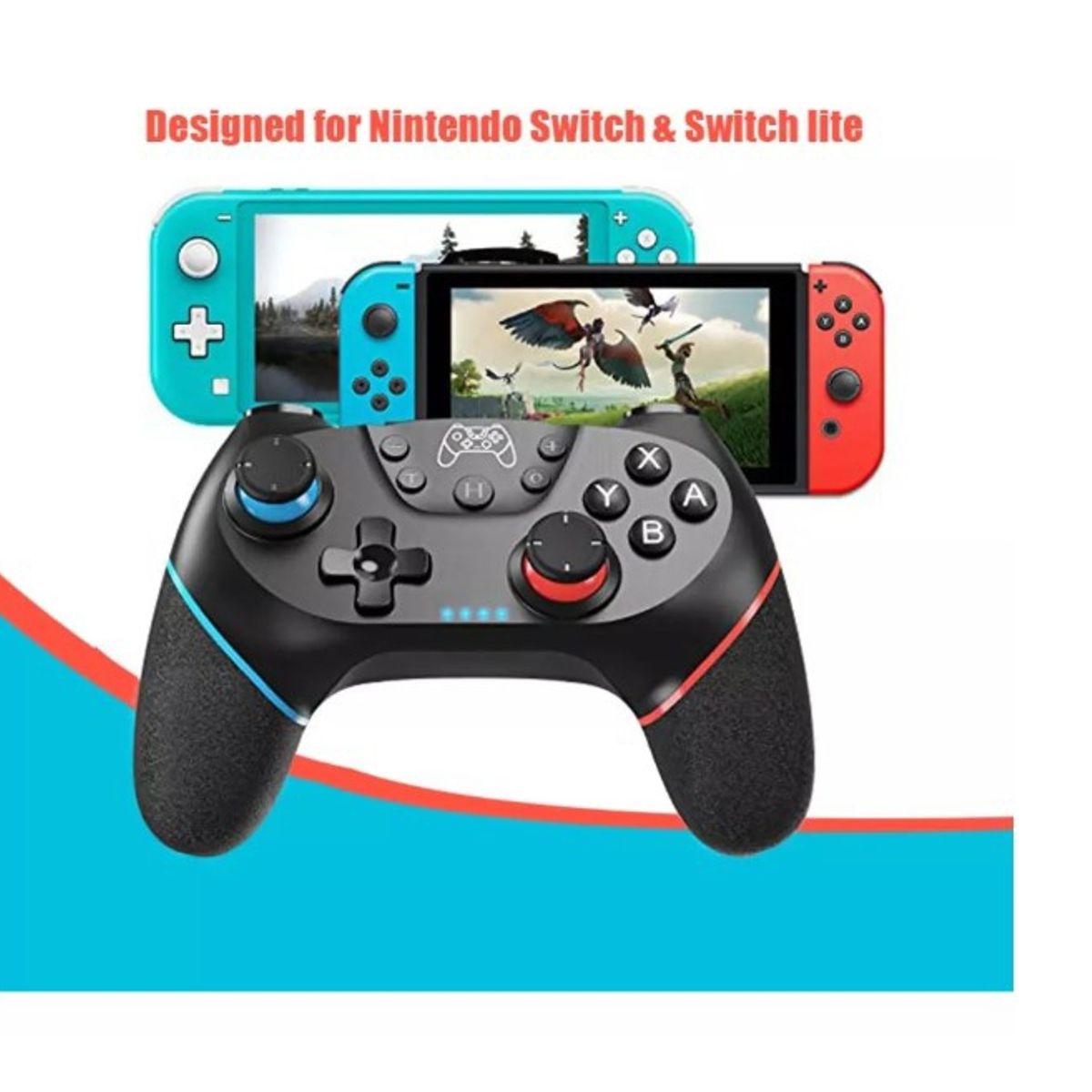 GENERICO - Control Mando Inalámbrico Bluetooth Vibra P Nintendo Switch