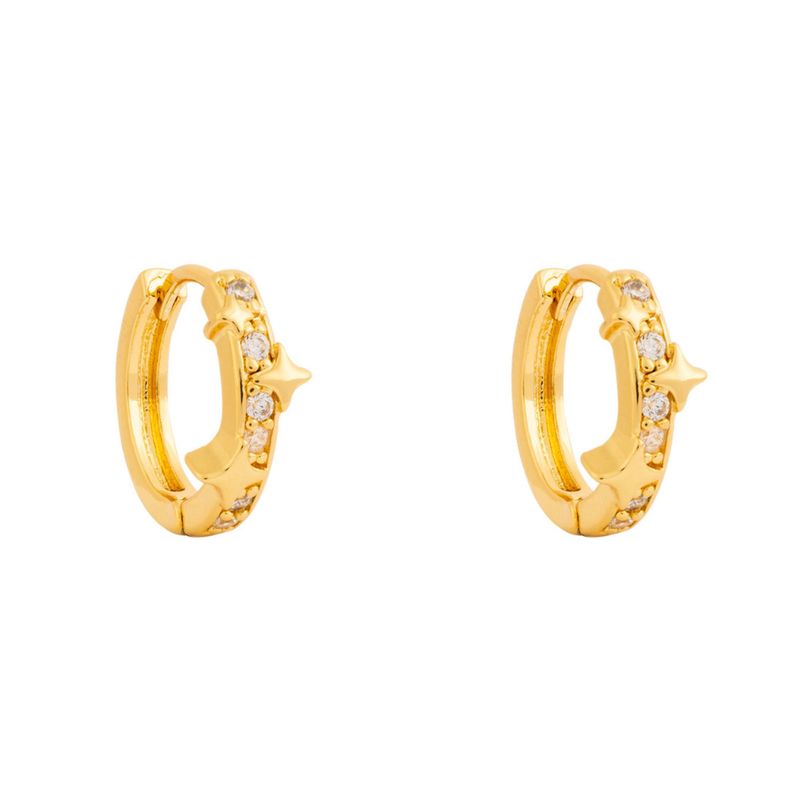 BOAZ JOYAS - ARGOLLAS ARLA BAÑADAS EN ORO