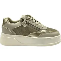 DETOGNI - Zapatilla Mujer Dorado Metallic