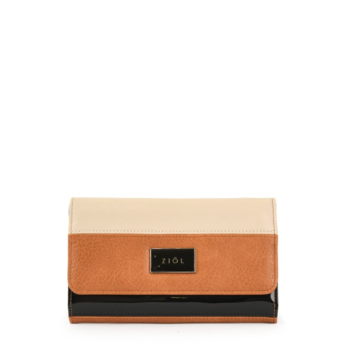 ZIOL - Chequera chequera grande clara camel