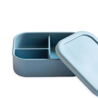 Contenedor Plástico Hermético Bento Box Beige - Azul