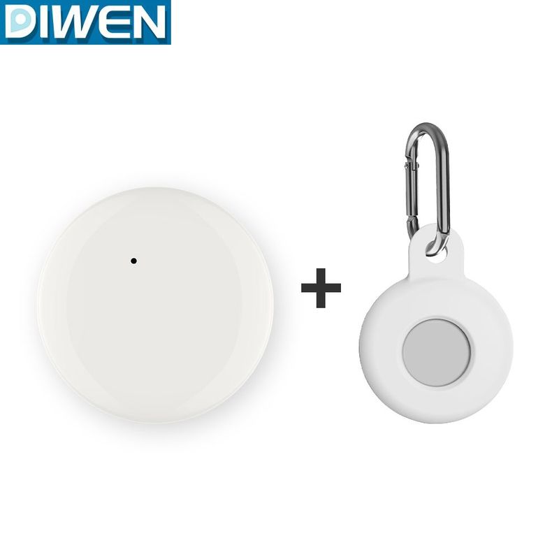 DIWEN - Dispositivo antipérdida para iPhone funda protectora Blanco
