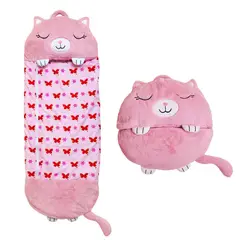 GENERICO - Saco De Dormir Dibujo De Gatita Rosa Para Niñas