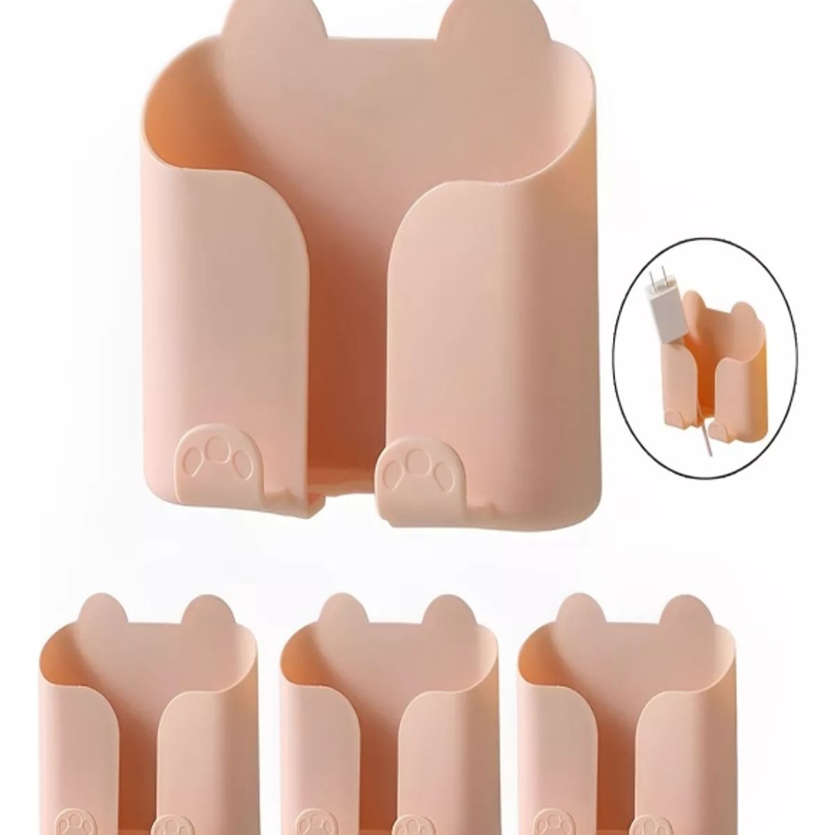 GENERICO - 4pk Soportes De Pared Adhesivo Para Celular Y Control Remoto