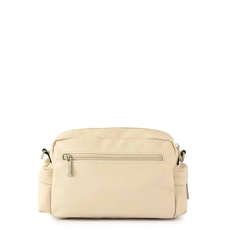 ZIOL - Cartera bandolera mediana carlota blanco crudo