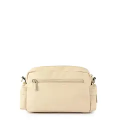 ZIOL - Cartera bandolera mediana carlota blanco crudo