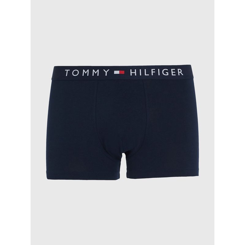 TOMMY HILFIGER - TRUNK SOLID CON LOGO EN LA CINTURA AZUL TOMMY HILFIGER