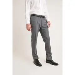 TRIAL - Pantalón hombre formal franela gris