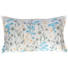 MARGARITA SCHEEL BY CASA ALVARINHO - FUNDA COJÍN MARISA NO ME OLVIDES SOBRE BLANCO 50X30