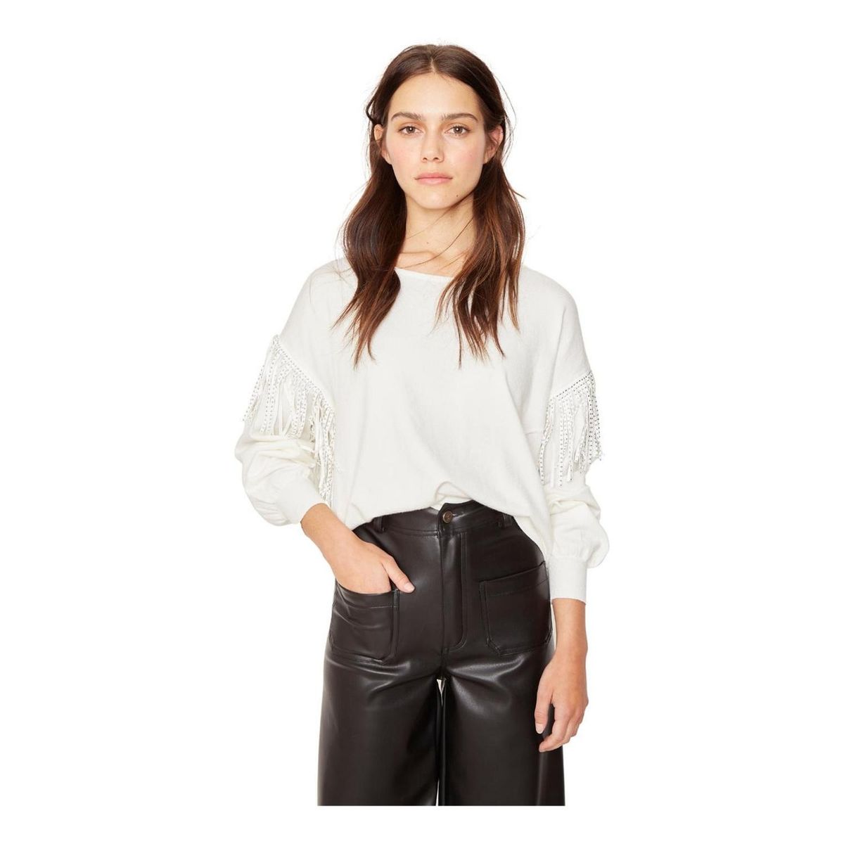 JACINTA TIENDA - Chaleco Zendaya II blanco Jacinta Tienda