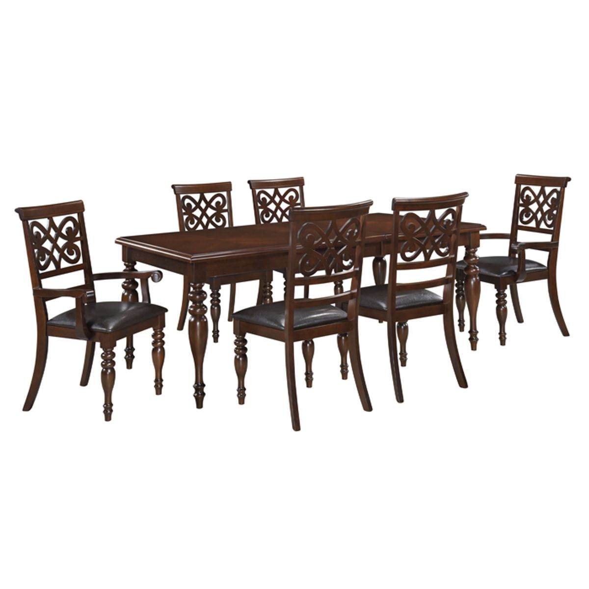 MSA MUEBLES SANTA ANA - Juego de Comedor 6 Personas Varsovia