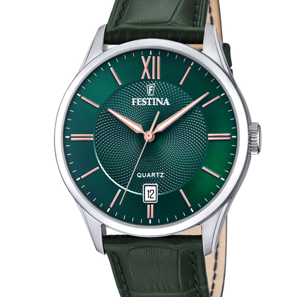 FESTINA - Reloj F20426/7 Festina Verde Hombre Acero Clásico