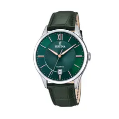 FESTINA - Reloj F20426/7 Verde Hombre Acero Clásico