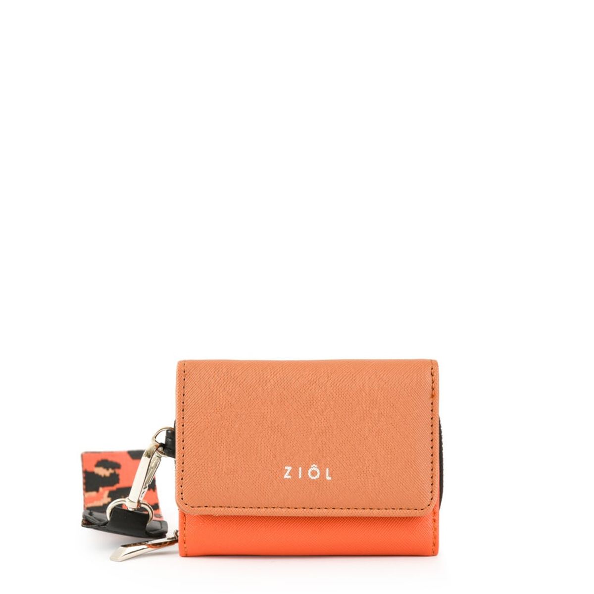 ZIOL - Billetera cierre exterior pequeña astorga camel