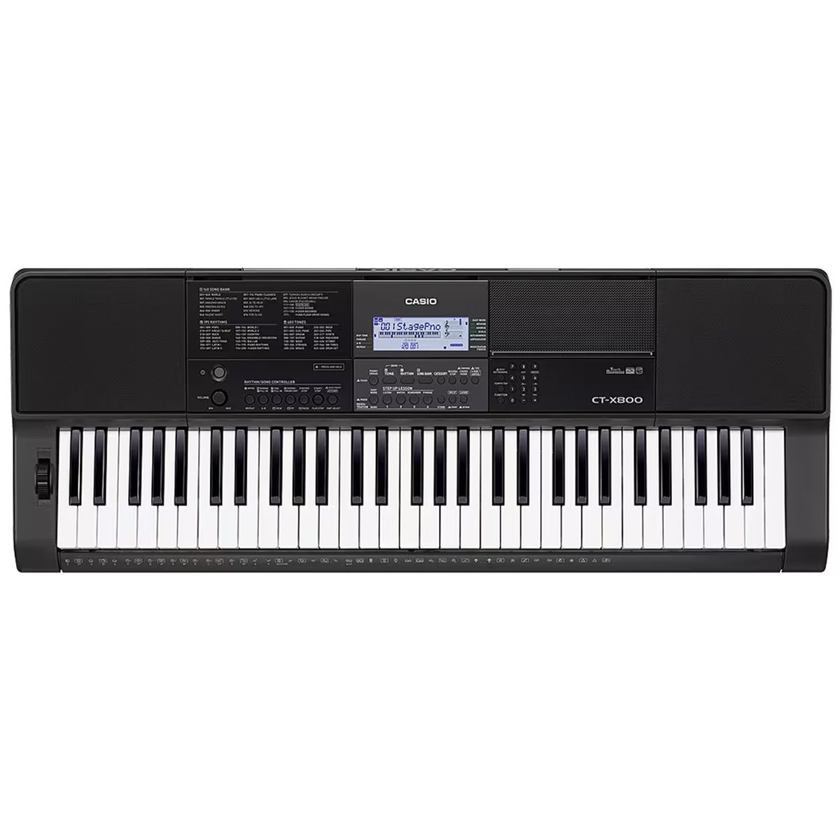 CASIO - Teclado Digital 61 Telcas Negro CASIO CT-X800