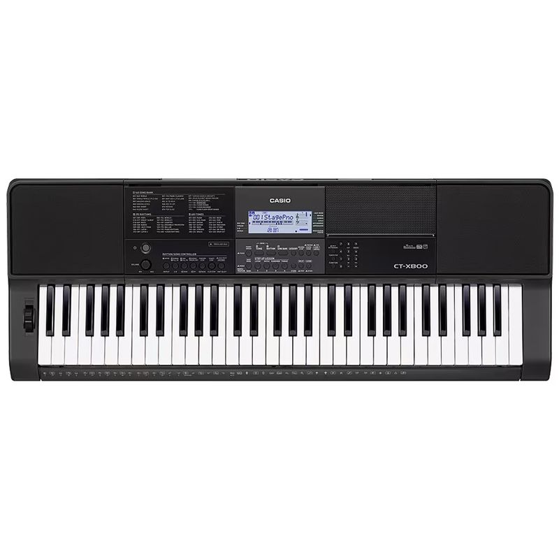 CASIO - Teclado Digital 61 Telcas Negro CASIO CT-X800