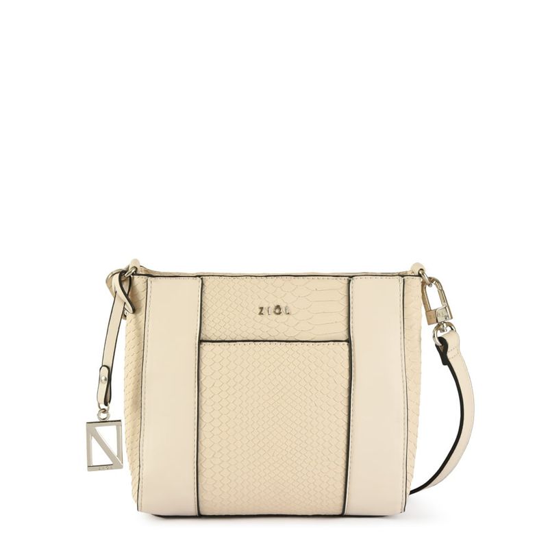 ZIOL - Cartera bandolera pequeña storm blanco crudo