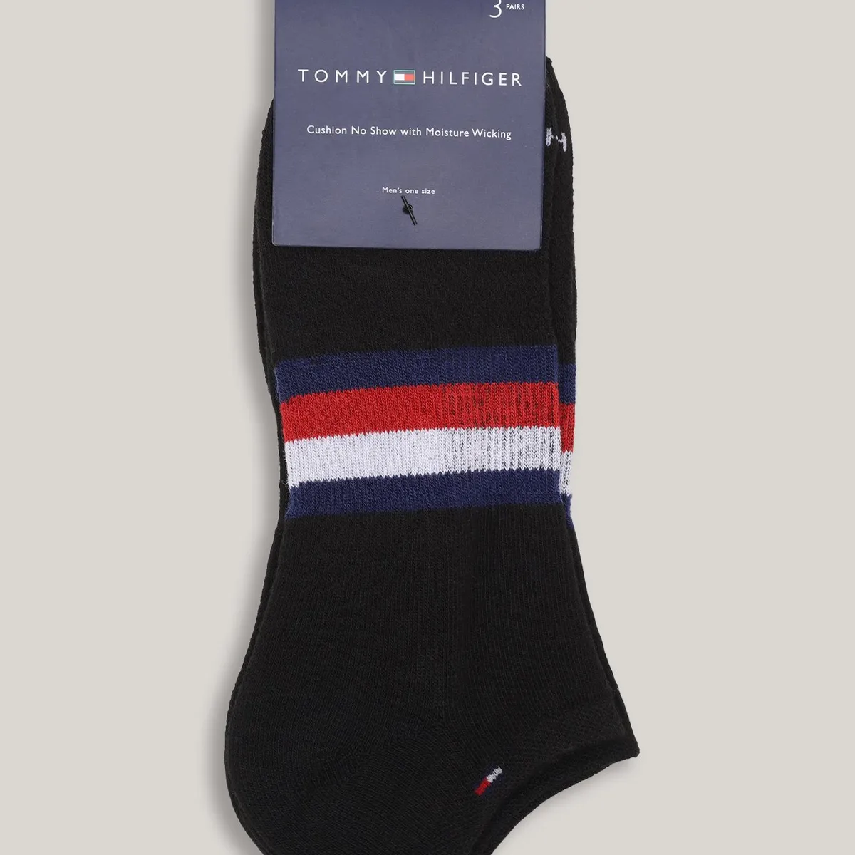 TOMMY HILFIGER - Pack De 3 Calcetines Sport Athletic Negro Tommy Hilfiger