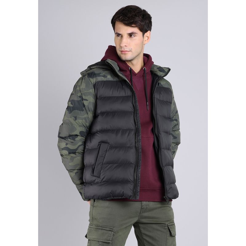 SOVIET - Parka Bicolor con Capucha Hombre Soviet SOVIET