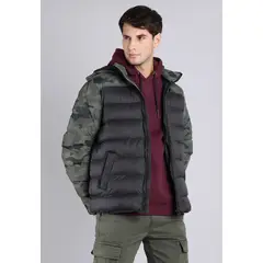SOVIET - Parka Bicolor con Capucha Hombre