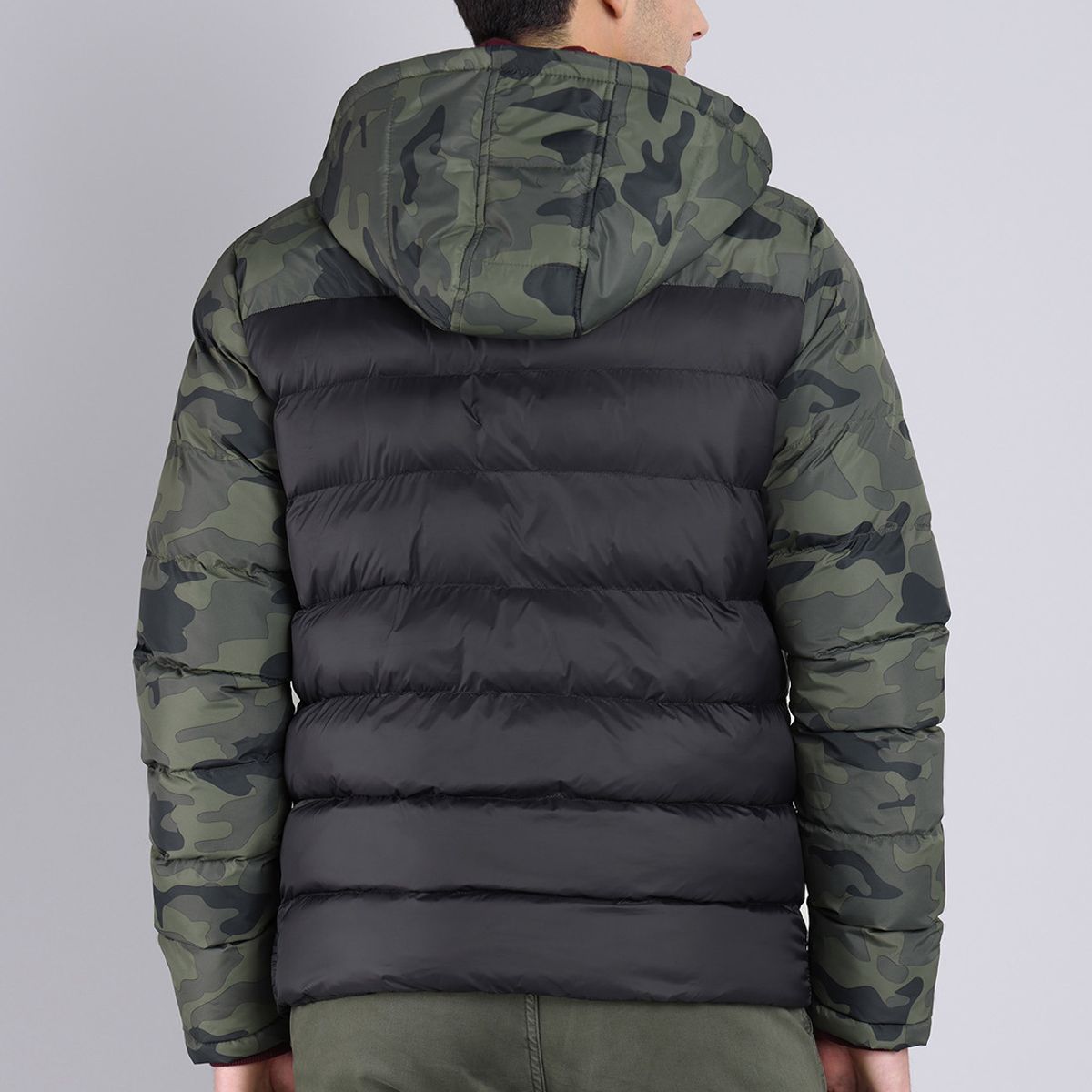 SOVIET - Parka Bicolor con Capucha Hombre Soviet SOVIET