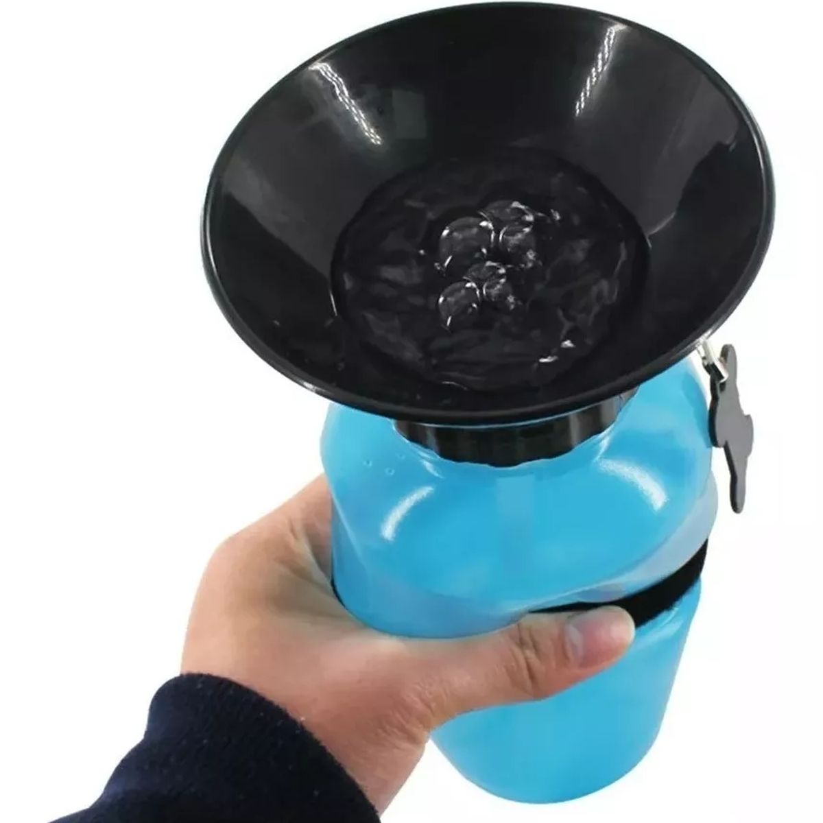 GENERICO - Botella De Agua De Paseo Para Mascotas 500ml Celeste