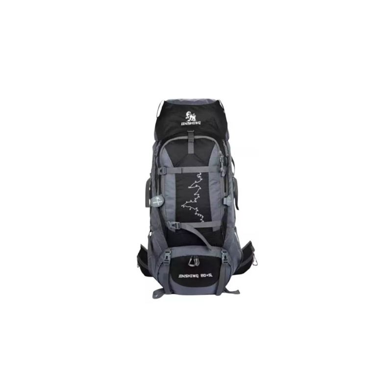 GENERICO - Mochila Montaña 80+5 Camping Trekking Senderismo Impermeable