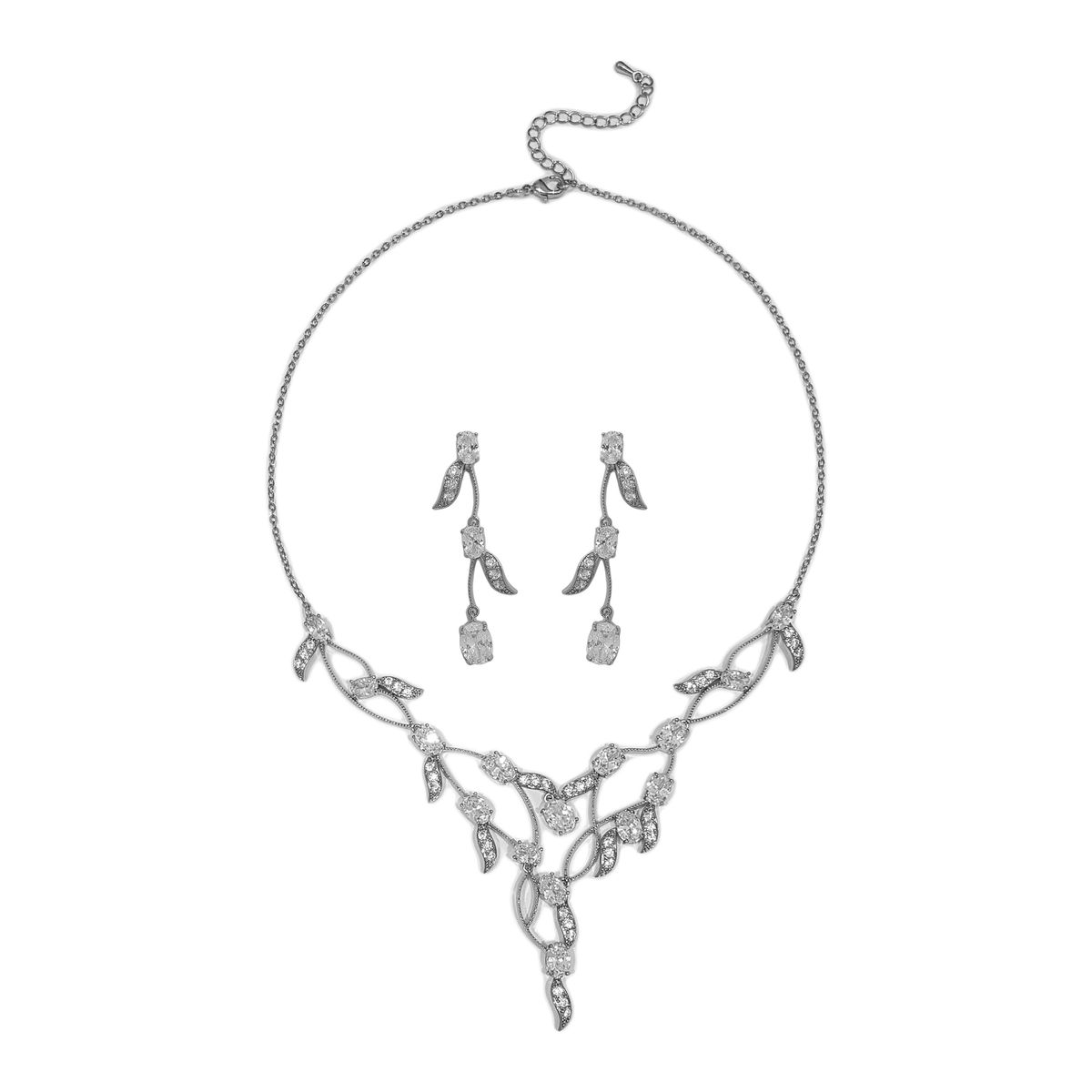 GENERICO - Set De Collar Y Aros Para Fiesta Mari