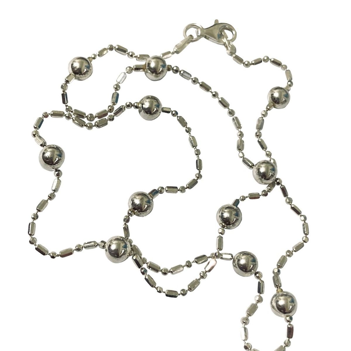 TAETHAI - Cadena de plata 925 facetada